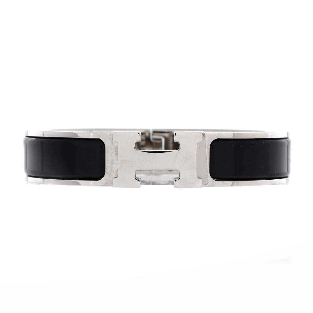 Hermes Narrow Clic H Bracelet Enamel